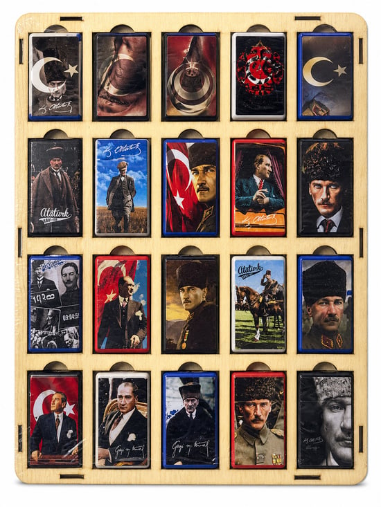 Str Kartela Jet Çakmak Atatürk Desenli