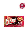 First Infinity 60 Dakika Karpuz & Şeftali Aromalı Şekersiz Sakız - 12 Adet
