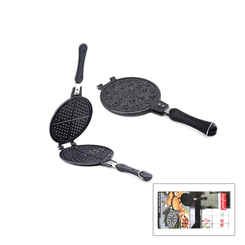 Taşhan Tr-34-098750 ( 20cm ) Granit Döküm Waffle Tava ( Bakalit Sap )