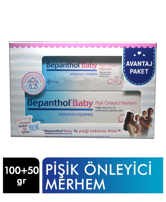 Bepanthol Bebek Pişik Önleyici Merhem 100+50 Gr Hediye