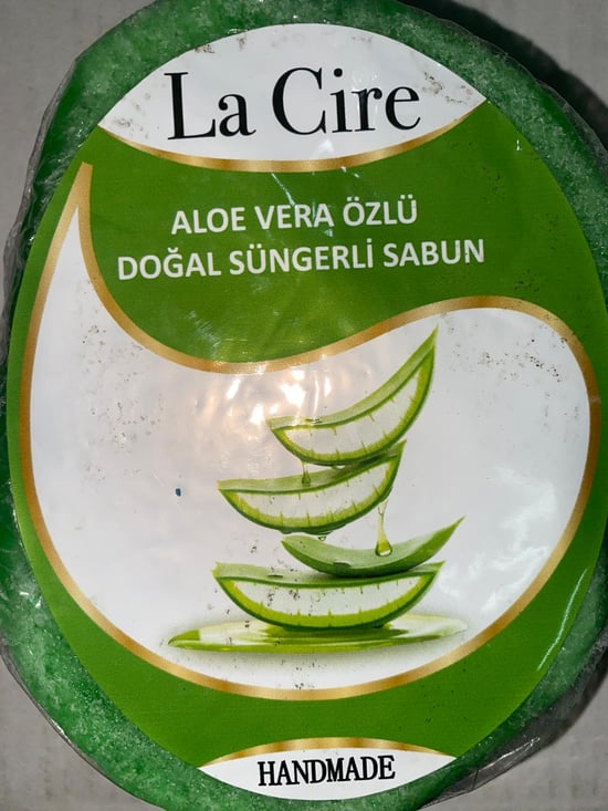 La Cire Aloe Vera Özlü Doğal Süngerli Sabun 135 Gr