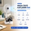 Blic Bwfn-11 Masa Üstü Vantilatör (usb Şarjlı) (katlanır Fan=16.4cm & Uzayan Ayak=12.5-19cm) (180°) (telefonluklu)