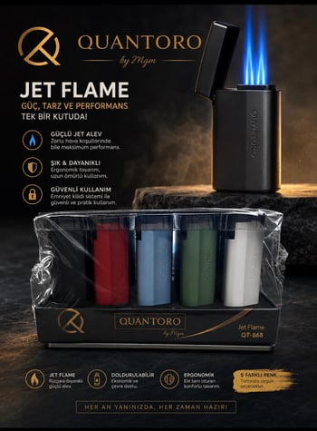 Quantoro Jet Çakmak Qt868