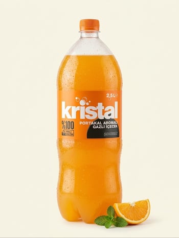 Kristal Kola Portakal 2.5 Kg Şekersiz