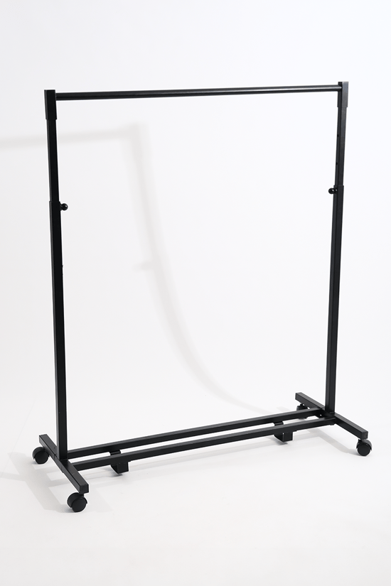 Katlanabilir Tekerlekli Metal Askılık 