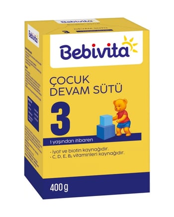 Bebivita 3 Çocuk Devam Sütü 1.yaşindan İtibaren 400gr