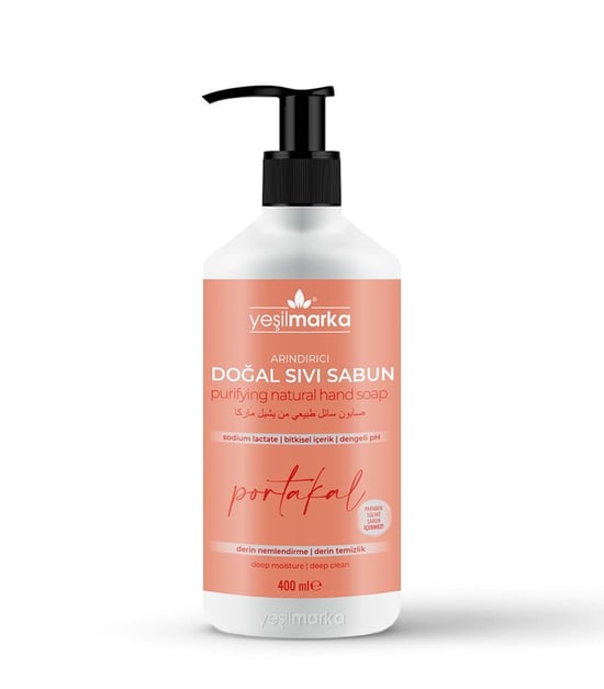 Yeşilmarka Arındırıcı Doğal Sıvı Sabun - Portakal