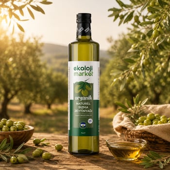 Organik Naturel Sızma Soğuk Sıkın Zeytinyağı 1 Lt