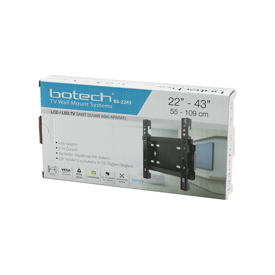 Botech Bs-2243-2232 Sabit Tv Askı Aparatı 55x109cm