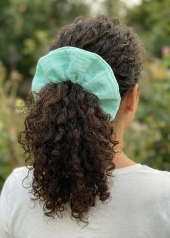 Muslin Scrunchie Toka Mint