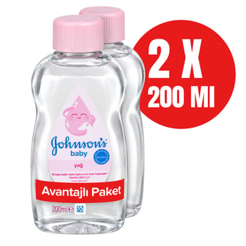 Johnson's Baby Bebek Yağı 2 X 200 Ml