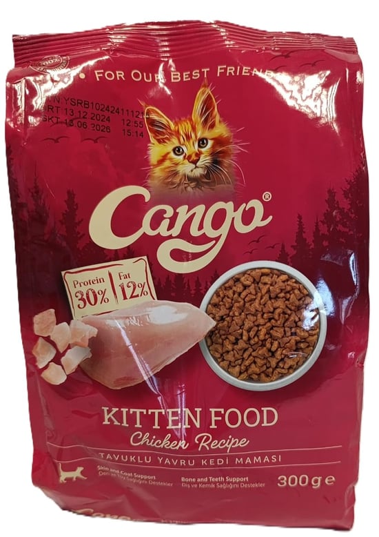 Cango Tavuklu Yavru Kedi̇ Mamasi 300ggr 16li