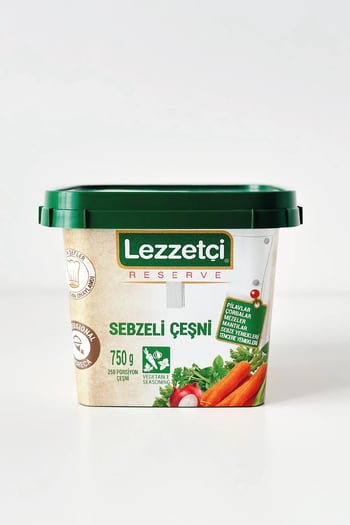 Lezzetçi Sebzeli Çeşni Klasik 750g