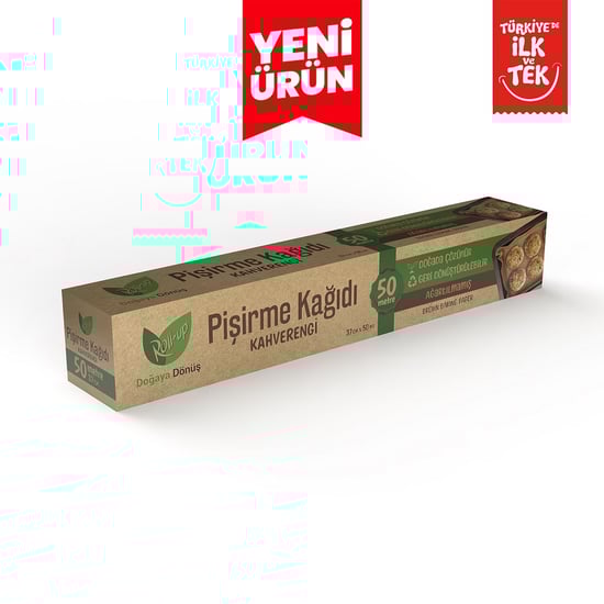 Roll-up Kahverengi Pişirme Kağıdı 37cmx50m 1 Adet