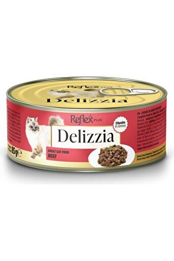 Reflex Plus Delizzia Gravy Sos İçinde Dana Etli Yetişkin Kedi Konserve Maması 85 Gr