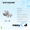 Maxycell 48 Adet Ag13 Lr44 1,5 V Maxycell Düğme Pil
