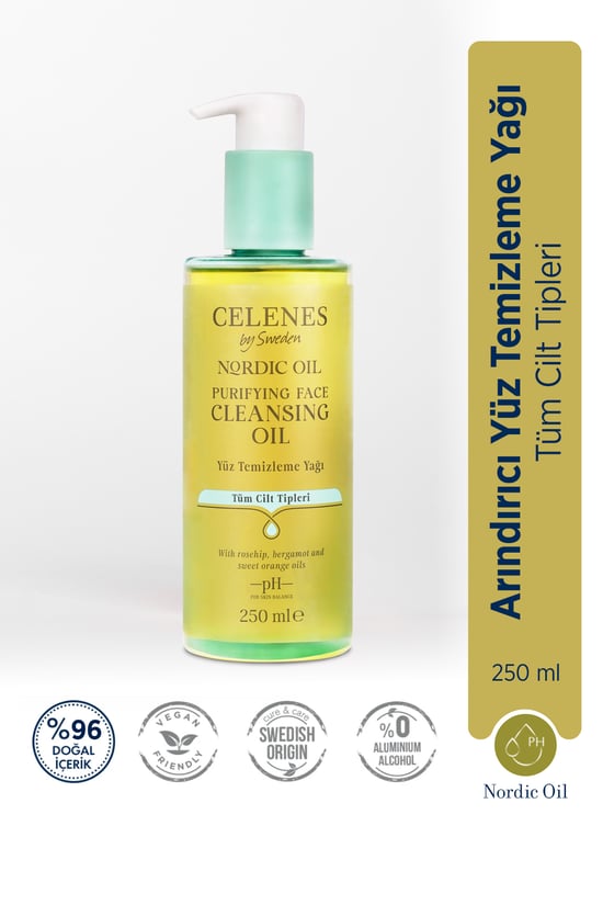 Nordic Oil Arındırıcı Yüz Temizleme Yağı Tüm Cilt Tipleri