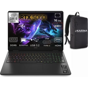 Hp Omen 16-am0033nt I9-14900hx C39j7ea-k36 64gb 4tb Rtx5060 8gb W11pro 16" Wuxga Gaming Laptop