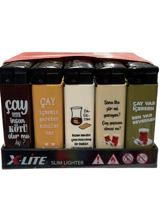 X-lite Baskılı Resimli Figürlü Çakmak *50 Pcs