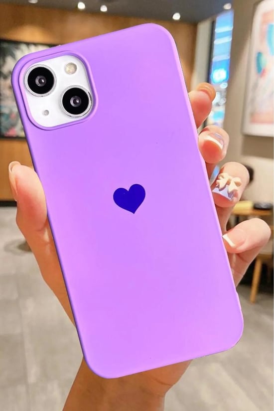 DİYARI FIRSAT Iphone 13,iphone 14,iphone 15 Uyumlu Kalp Logolu Kılıf