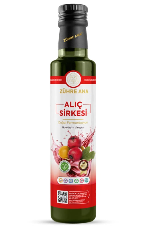 Zühre Ana Alıç Sirkesi Doğal Fermantasyon 500 Ml
