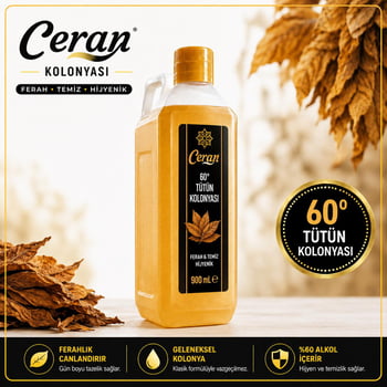 Ceran Kolonya Tütün Kolonyası 900 Ml