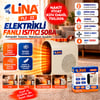 Lina Flz-22 ( Termostatlı & Termik Kesicili & Soğuk Hava Özellik ) Elektrikli Fanlı Isıtıcı Soba ( 220v-240v & 50/60hz ) ( 2000w )