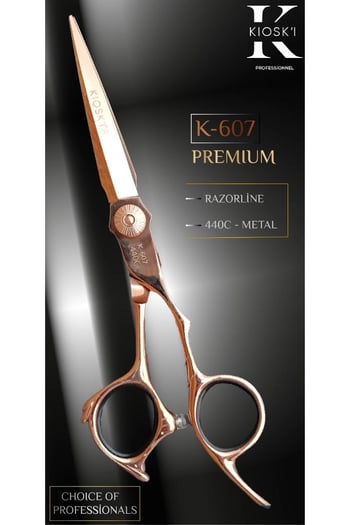 Kioski Profesyonel Premium Lüks Makas 440-c 6 Numara K-607