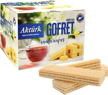 Akturk 800 Gr Vanılya Gofret