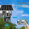 Ahd-30205 R24 Solar Akıllı Çiftli Kamera 4g Sim Kartlı 360 Derece Sesli Dış Mekan 1080p