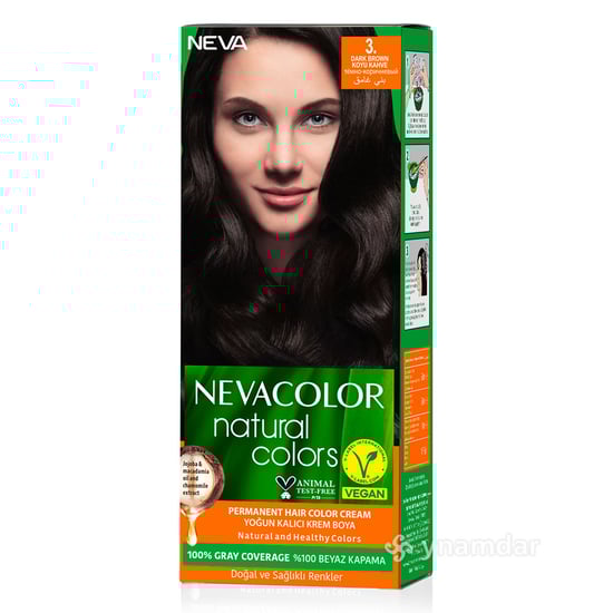 Neva Color Saç Boyası Seti 3 Koyu Kahve