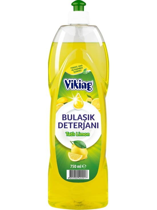 Viking Tatlı Limon Sıvı Bulaşık Deterjanı 750 Ml