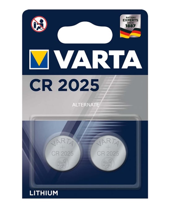 Varta Pil Lityum Cr 2025 2'li