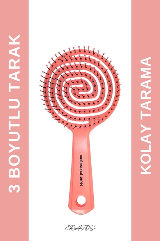 3 Boyutlu Pro Saç Tarama Tarakları - Doğal Bakım ve Zarif Görünüm