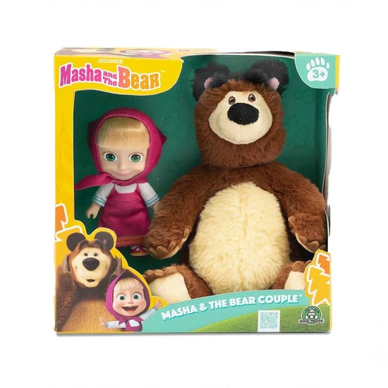 Masha ile Koca Ayı 20 Cm Peluş 12 Cm Bebek Mha21000