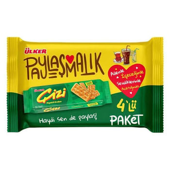 Ülker Çizi Kraker 4 X 70 Gr