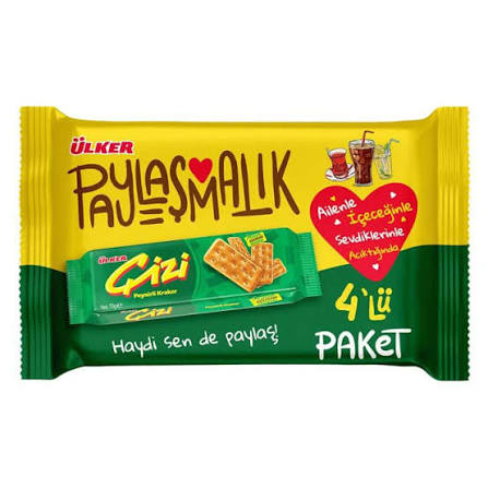 Ülker Çizi Kraker 4 X 70 Gr