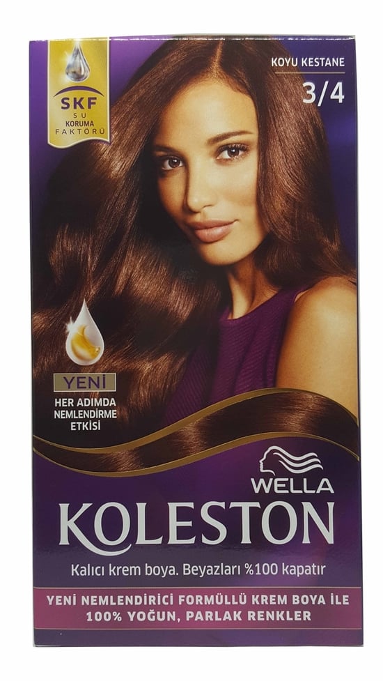 Koleston Kit Saç Boyası Koyu Kestane 3 4
