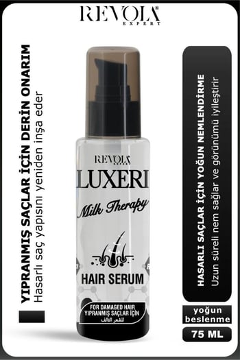 Luxeri Yıpranmış Saçlar için Saç Bakım Serumu 75 Ml Milk Therapy