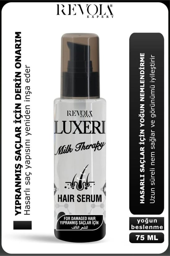 Luxeri Yıpranmış Saçlar için Saç Bakım Serumu 75 Ml Milk Therapy