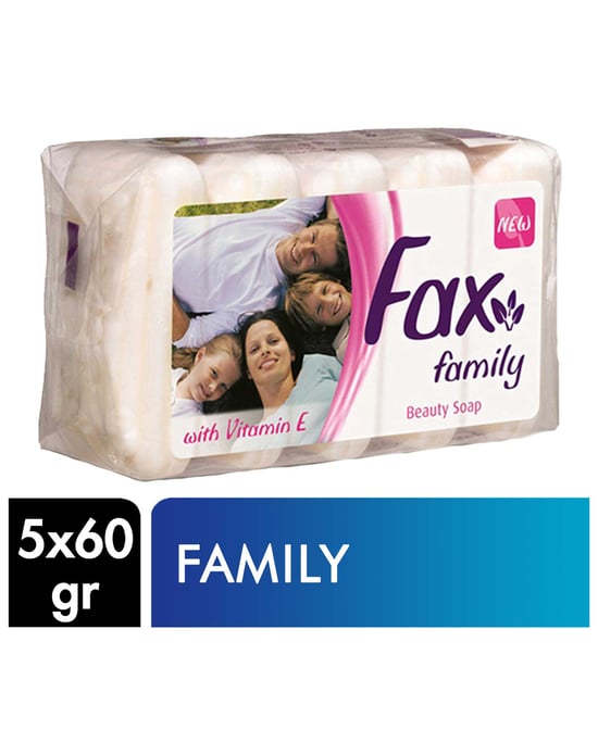 Fax Güzellik Sabunu 5 x 60 gr Beyaz
