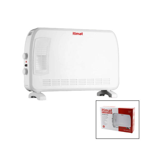 İtimat Ch-2020b ( Büyük Boy ) Konvektör Elektrikli Isıtıcı ( Soba ) ( Turbo Isıtma )( 3-kademe Isı ) ( Ayarlanabilir Termostat=750-1250-2000w )