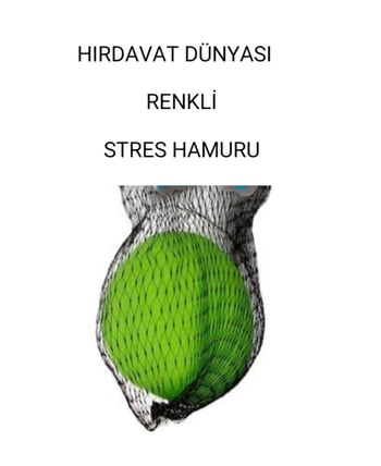 Hırdavat Dünyası Renkli Stres Hamuru 24lü