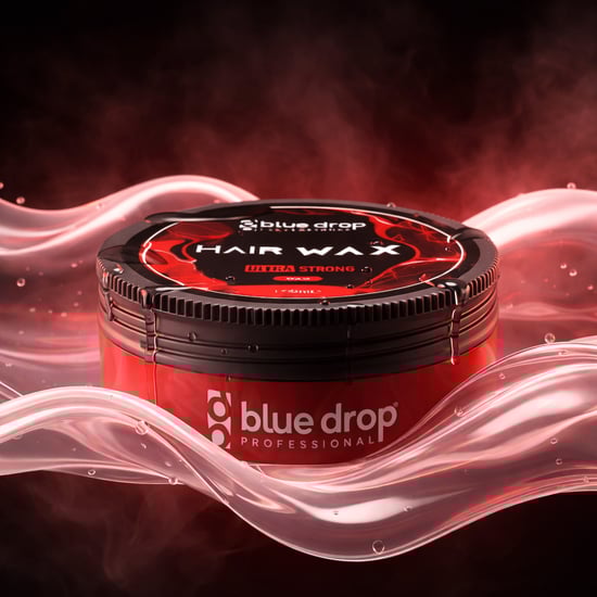Blue Drop Professional Hair Wax – Ultra Strong | Profesyonel Şekillendirme | Gün Boyu Kalıcı Etki 175 Ml.