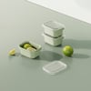 Dünya Dp-31261-999 ( D.dörtgen ) ( 3pcs = 500ml ) Easy Keep Saklama Kabı ( Renkli Plastik & Şeffaf Kapak )