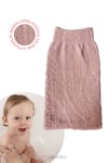 %100 Pamuk Bebekler için Banyo Lifi- Pembe