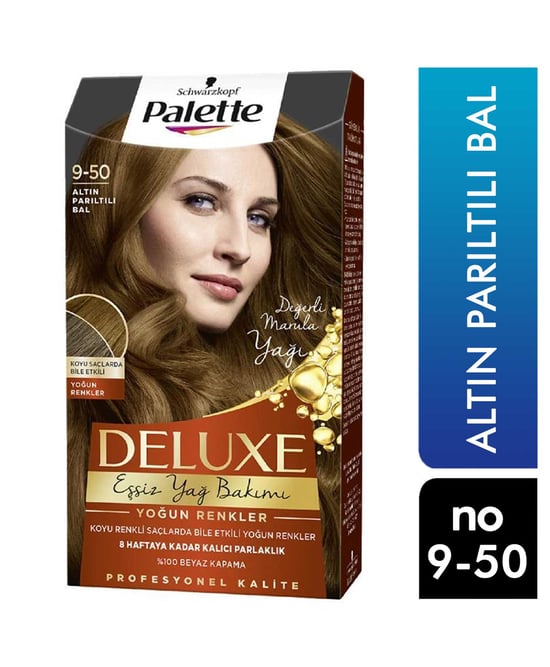 Palette Deluxe Saç Boyası No:9.50 Altın Parıltılı Bal