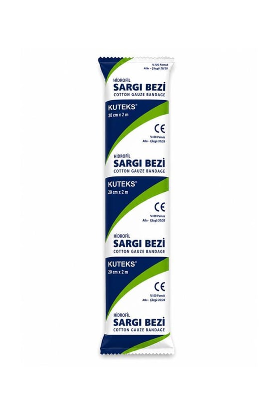 Kuteks Hidrofil Sargı Bezi 20 Cm X 2 Metre