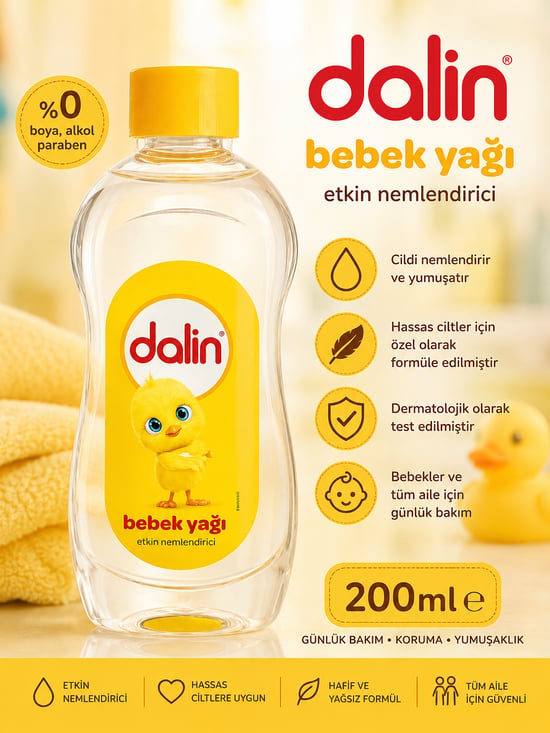 Dalin Bebek Yağı 200ml