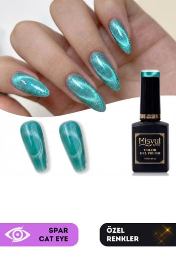 Misyul Uv Led Kalıcı Oje Nail Art 15 Ml Spar Cat Eye Sc14